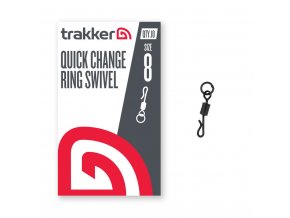 Trakker Obratlík QC Ring Swivel vel.8, 10ks (Varianta Trakker Obratlík QC Ring Swivel - Size 8)
