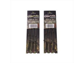 Gardner Návazce Camflex Helicopter Leadcore Leaders 35lb, 3ks/1,5m (Varianta Brown (Hnědá))