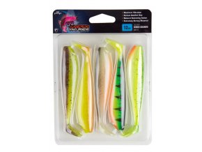 fox rage gumova nastraha zander pro shad mixed colour pack