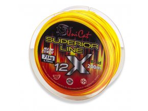 Uni Cat šňůra 12 X Superior Line 0,60mm, 200m, 62 kg