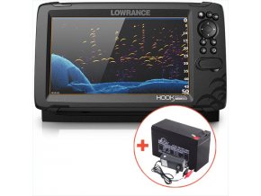 lowrance echolot hook reveal 9 se sondou tripleshot