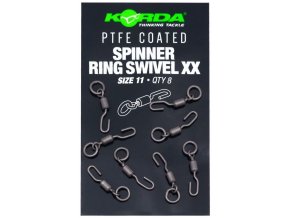 korda obratlik ptfe spinner ring swivel xx size 11