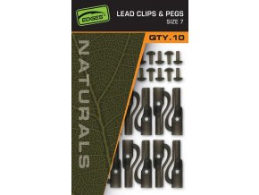 fox zavesky edges naturals lead clips pegs size 7