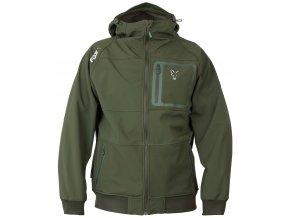 vyr 3804 Fox Bunda Collection Green Silver Shell Hoodie