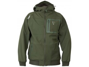 vyr 3804 Fox Bunda Collection Green Silver Shell Hoodie