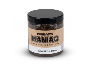 Mikbaits ManiaQ boilie v dipu 250ml - NutraKRILL 24mm