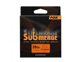 fox spletana snura submerge orange sinking braid 600 m