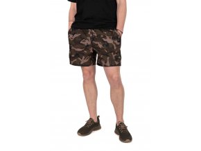 fox koupaci kratasy black camo lw swim shorts