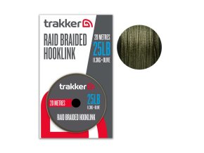 Trakker Návazcová šňůrka Raid Braided Hooklink 20m (Varianta Trakker Návazcová šňůrka Raid Braided Hooklink 25lb, 11,3kg, 20m)