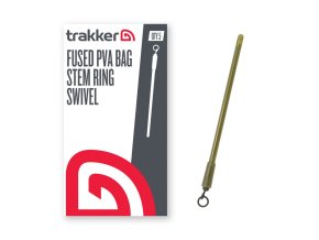 Trakker Dřík do inline olov Fused PVA Bag Stem - Ring Swivel 5ks