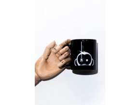 Monkey Climber keramický hrnek CAMUS MUG Black - černý