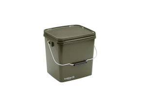 Trakker Kbelík – Olive Square Container 13L (Varianta Trakker Plastový box na návnady a nástrahy - 13 Ltr Olive Square Container inl. Tray)