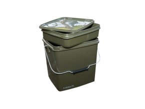 Trakker Kbelík Olive Square Container 13L