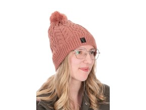 fox cepice ladies knitted bobble hat