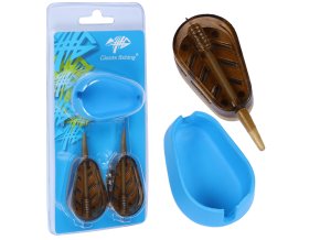 Giants fishing Sada krmítek s formičkou 2+1 Method Feeder Twist (Varianta 40+50g)