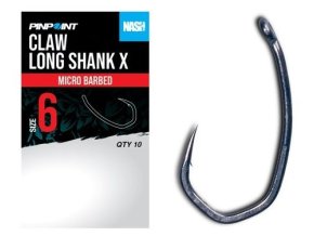 nash hacky claw long shank x micro barbed 10 ks