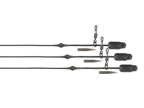 fox montaz edges leadcore heli clip rigs naturals 3 ks 50 lb