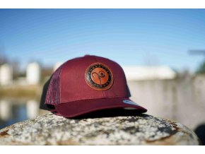 Forgotten Flavours kšiltovka retro mesh cap Red