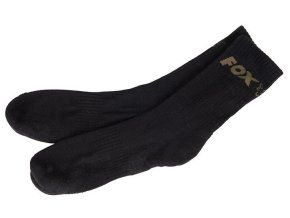 fox ponozky black socks 3 pack cerne