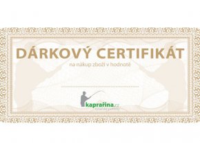 Dárkový certifikát Kaprařina.cz