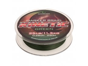 Gardner Splétaná šňůra Kinetic Marker Braid 250m, 25lb (11.3kg) 0.28mm