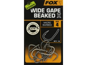 edges wide gape beaked x barbed size4 pack