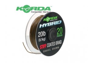 Korda ztužená šňůrka Hybrid Stiff 20lb/15m Brown