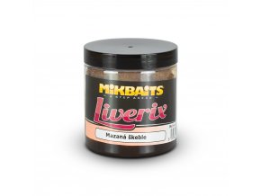 Mikbaits Liverix boilie v dipu 250ml - Mazaná škeble 20mm