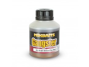 Mikbaits Gangster booster 250ml - G2 Krab Ančovička Asa