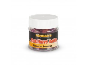 Mikbaits Rohlíkové boilie 50ml - Pikantní švestka