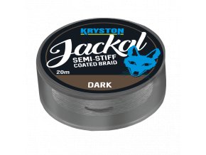 Kryston potahované šňůrky - Jackal Dark Silt 20lb 20m