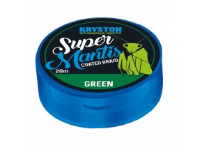 Kryston potahované šňůrky - Super Mantis Green 35lb 20m