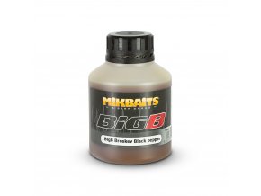 Mikbaits Legends booster 250ml - BigB Broskev Black pepper