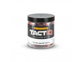 Mikbaits TactiQ rozpustné boilie 250ml - Česnek speciál 16mm
