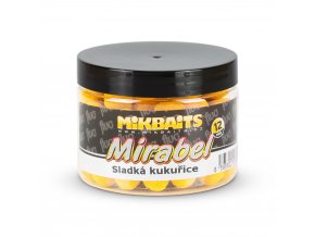 Mikbaits Mirabel Fluo boilie 150ml - Sladká kukuřice 12mm