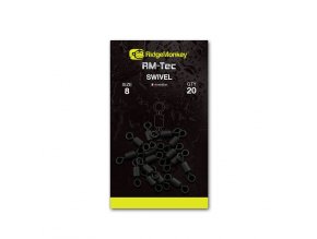 RidgeMonkey Obratlík RM-Tec Swivel Velikost 8 20ks