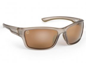 fox bryle sunglass trans khaki brown mirror