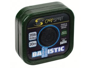 Carp Spirit šňůrka Ballistic Braided Leader 20 m/11,3 kg/25 lb maskovací zelený