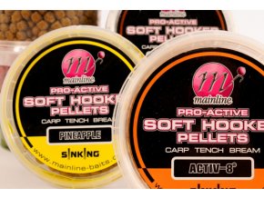 Mainline chytací peletky Pro-Active Soft Hooker Pellets 180 ml
