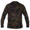 Avid Carp Triko s Dlouhým Rukávem Distortion Camo Lite T-Shirt Long Sleeve