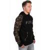 fox mikina black camo raglan hoodie