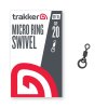 Trakker Obratlík s kroužkem Micro Ring Swivel vel. 20, 10ks (Varianta Trakker Obratlíky Micro Ring Swivel vel.20, 10ks)