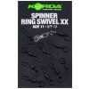 korda obratlik spinner ring swivel xx size 11