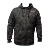 Mikbaits mikiny - Bunda se zipem Black Camou Sherpa černá 4XL