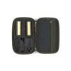 clu460 fox camolite security system case above view with system