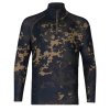 korda triko kool upf zip jersey dark kamo