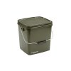 Trakker Kbelík – Olive Square Container 13L (Varianta Trakker Plastový box na návnady a nástrahy - 13 Ltr Olive Square Container inl. Tray)