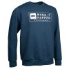nash mikina make it happen coordinates jumper navy blue