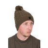 fox cepice khaki knitted bobble (1)