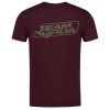 korda tricko tk digi kamo tee burgundy